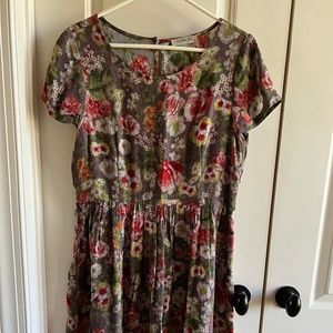 ANTHROPOLOGIE Sam & Lavy Botanica Dress - size 12